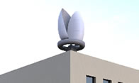 wind turbine tulip shaped